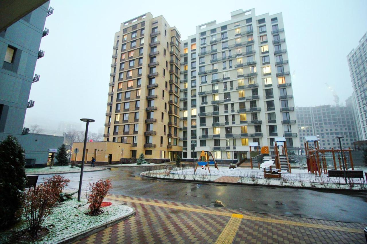 Стильные Апартаменты В Лучшем Жк Almaty Exterior foto